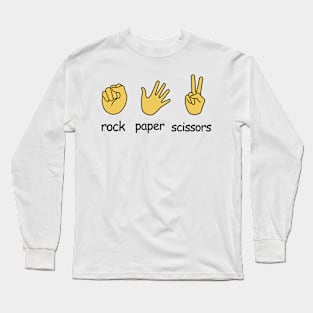 Rock paper scissors Long Sleeve T-Shirt